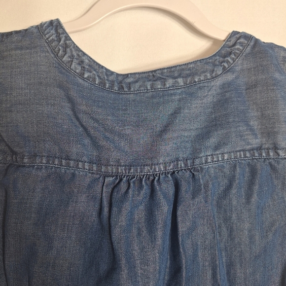 J. Jill Blue Embroidered Blouse - Picture 7 of 11